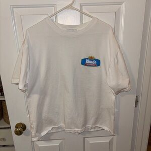Rhude Mototrsport Grand Prix Monaco White/Blue T-Shirt Men’s Size Large